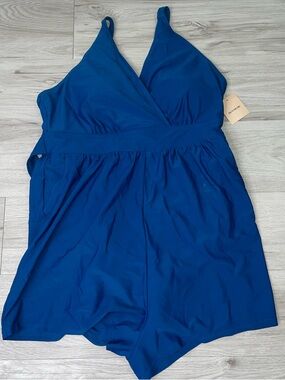 NWT BloomChic Swim Romper 18-20 Swimsuit Resortwear Vacation Coastal Casual